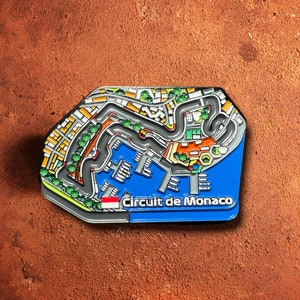 Circuit de Monaco, F1 Enamel Circuit Pin