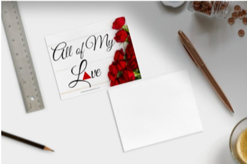 All of My Love Red and White Roses Sisterhood Delta Sigma Theta 044 - Etsy