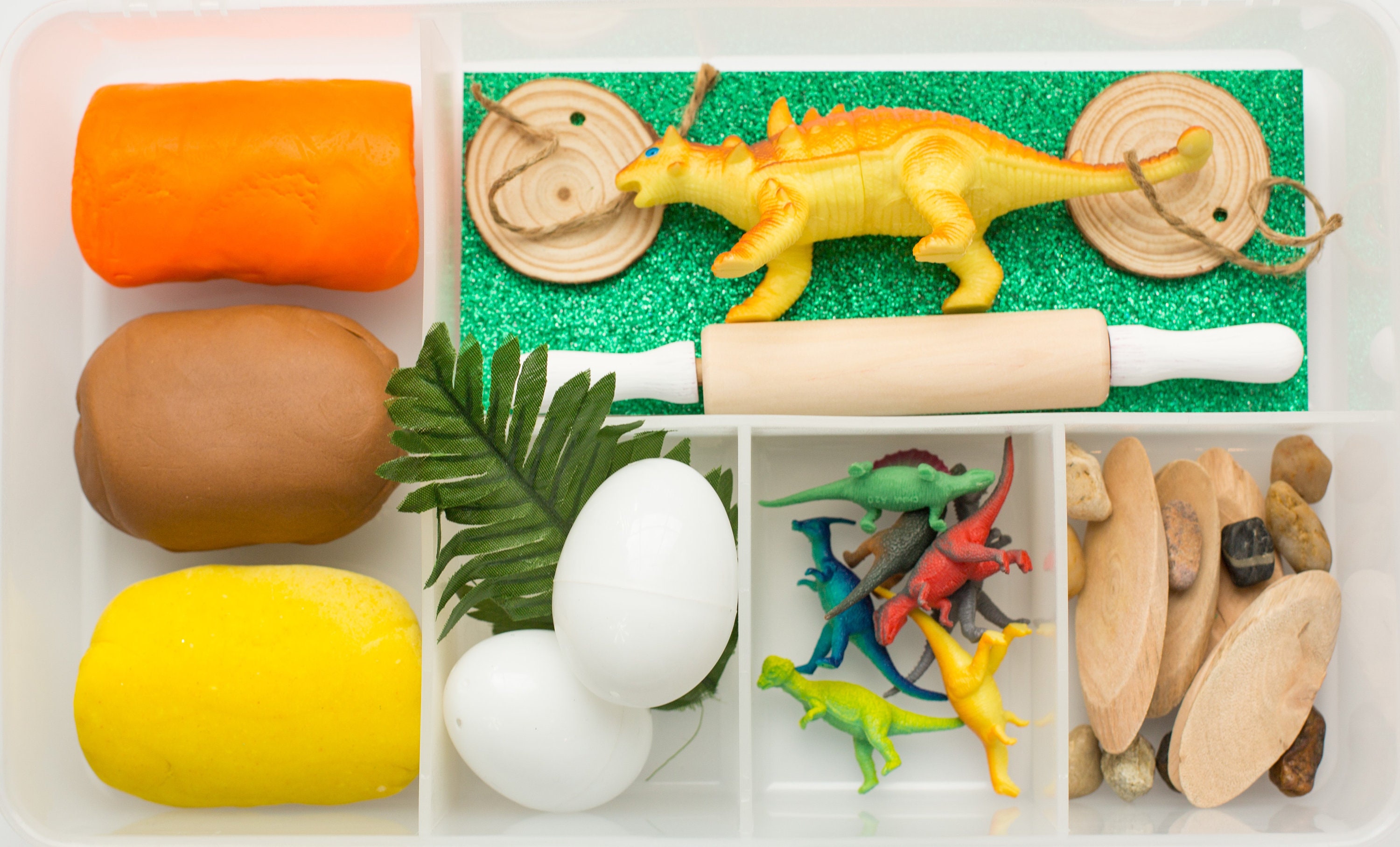 Dinosaur Playdough Kit, Dinosaur Sensory Box, Playdough Kit, Autumn Play  Dough, Fall Gift Basket, Stocking Stuffer 