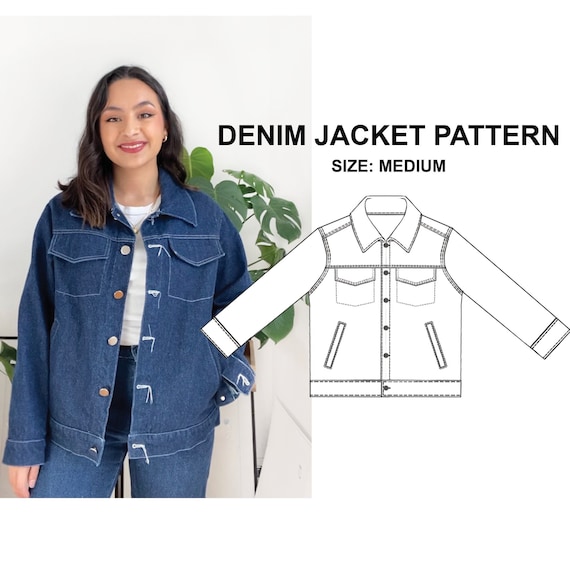Medium size denim jacket clearance
