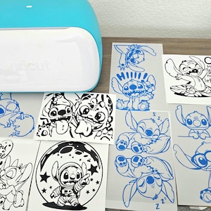 Stitch Vinyl Decal | Lilo & Stitch Sticker | Ohana Means Family | Disney Vinyl Sticker | Perfect Gift | For Car, Laptop Decor and More