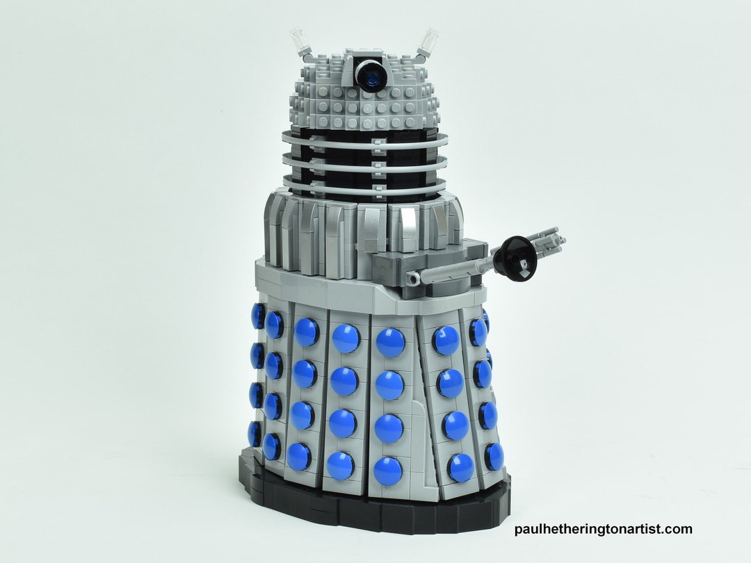 Custom Doctor Who Dalek Made With LEGO Brand Bricks UK