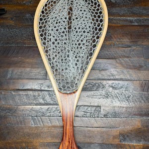 Bubinga and Maple Fishing Net