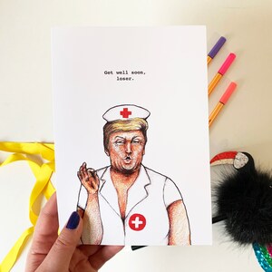 Melhore logo, cartão de felicitações do perdedor Trump