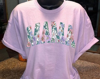 Floral Mama t-shirt, sublimation.