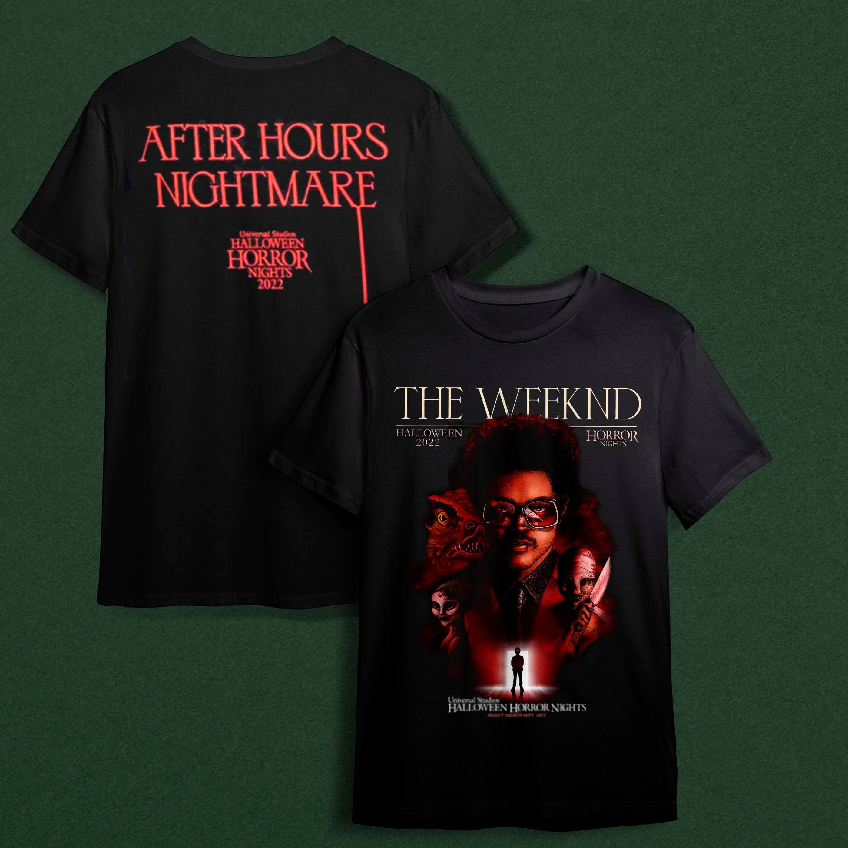 Universal Studios Halloween Horror Nights 2022 The Weekend Shirt S