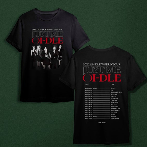 GIDLE Just Me World Tour 2022 Shirt gidle 2022 World Tour - Etsy