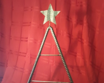 Metal Rebar Christmas Tree