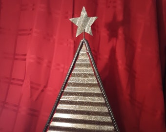Metal Rebar Christmas Tree