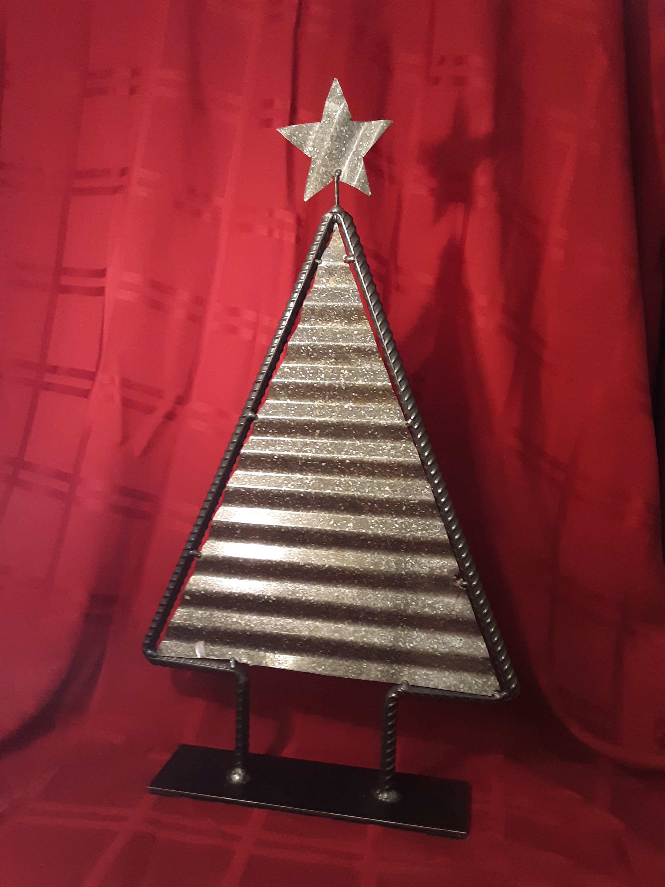 Metal Rebar Christmas Tree Etsy