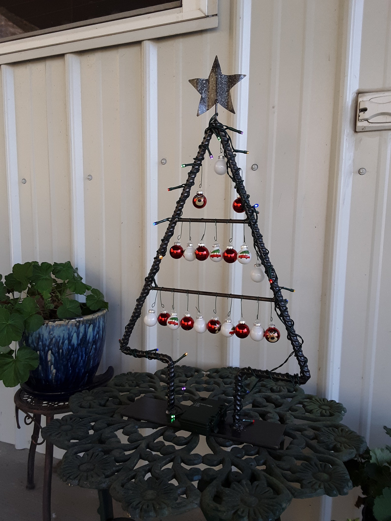 Metal Rebar Christmas Tree Etsy