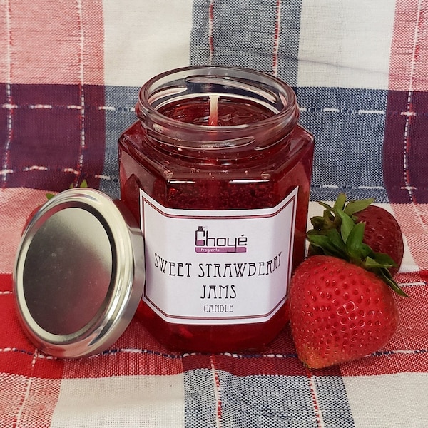 Sweet Strawberry Jams Gel Candle