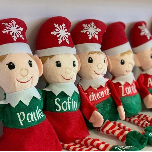 Elfos personalizados / Elfos de Navidad / Regalo de Navidad / Elfo personalizado / Elfo de Navidad personalizado / Elfos de Navidad de peluche / Regalo de Navidad