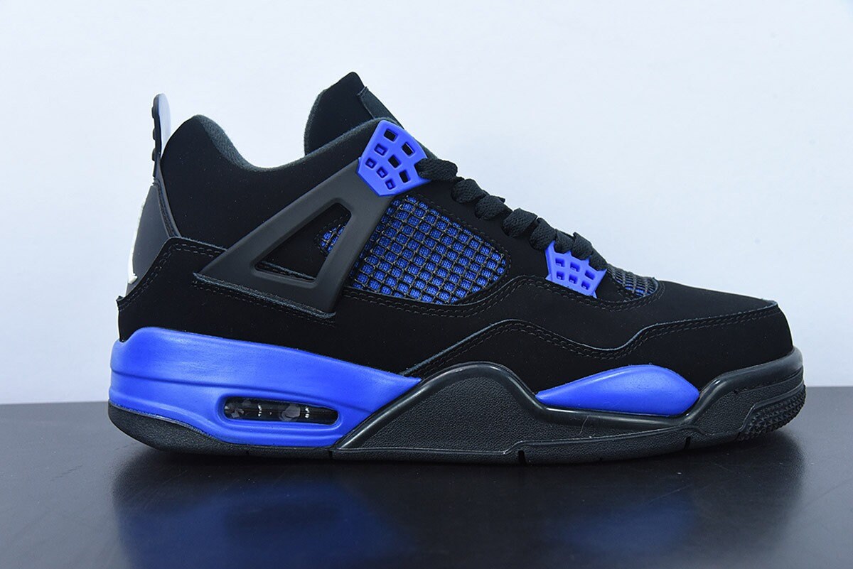 Jordan 4 Blue Thunder Sneakers Coupon Web CODE20 Etsy