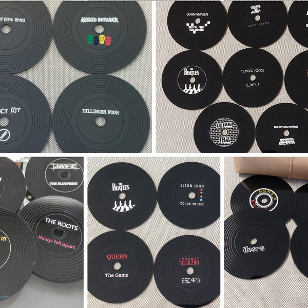 Radiohead Record Coaster Etsy