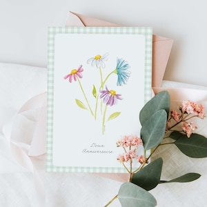 Happy Birthday Card, Flowers, Sweet Spring Birthday