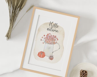 Mother's Day poster, decorative, A5 format, Mum of love