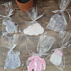 Elephant Baby Shower Cookies