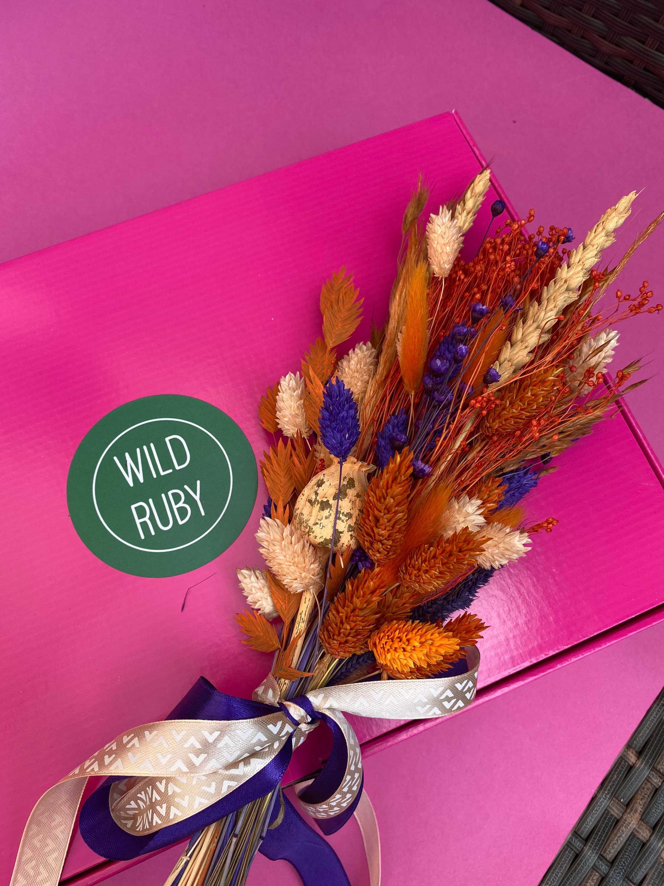 Teachers Gift Dried Flowers Dried Floral Bouquets Mini Etsy