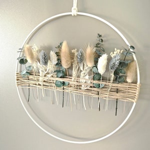 Dried flower wreath | Door wreath | Dried flower ring | wedding | Gift | Wall decoration | Decoration | Eucalyptus | Window decoration | Spring