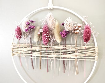 Trockenblumenkranz | Türkranz | Trockenblumenring | Hochzeit | Geschenk | Wanddeko | Deko | Eucalyptus | Fensterdeko | Frühling