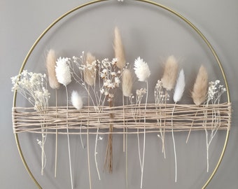 DIY Set |Trockenblumenkranz | Trockenblumenring | Türkranz | Eucalyptus | Fensterdeko | Wanddeko | Geschenk | JGA | Hochzeit | Frühling