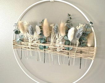 DIY Set |Trockenblumenkranz | Trockenblumenring | Türkranz | Eucalyptus | Fensterdeko | Wanddeko | Geschenk | JGA | Hochzeit | Frühling