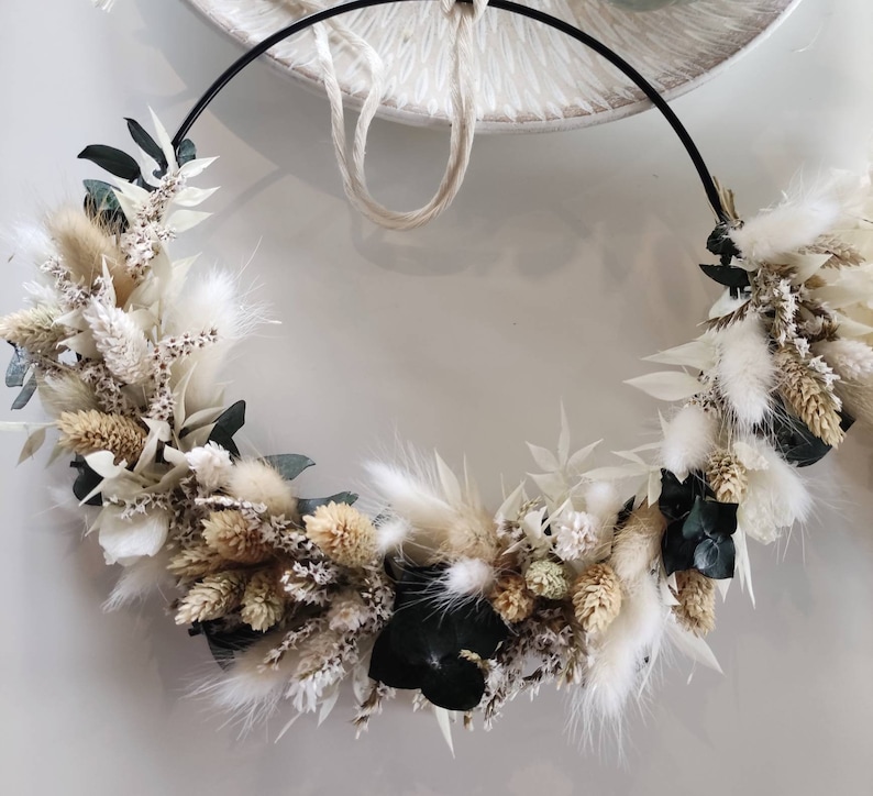 Eucalyptus Door Wreath Dried Flower Wreath Dried Flower Ring Flower