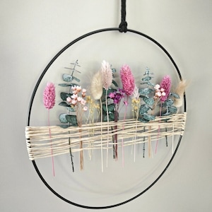 Dried flower wreath | Door wreath | Dried flower ring | wedding | Gift | Wall decoration | Decoration | Eucalyptus | Window decoration | Spring