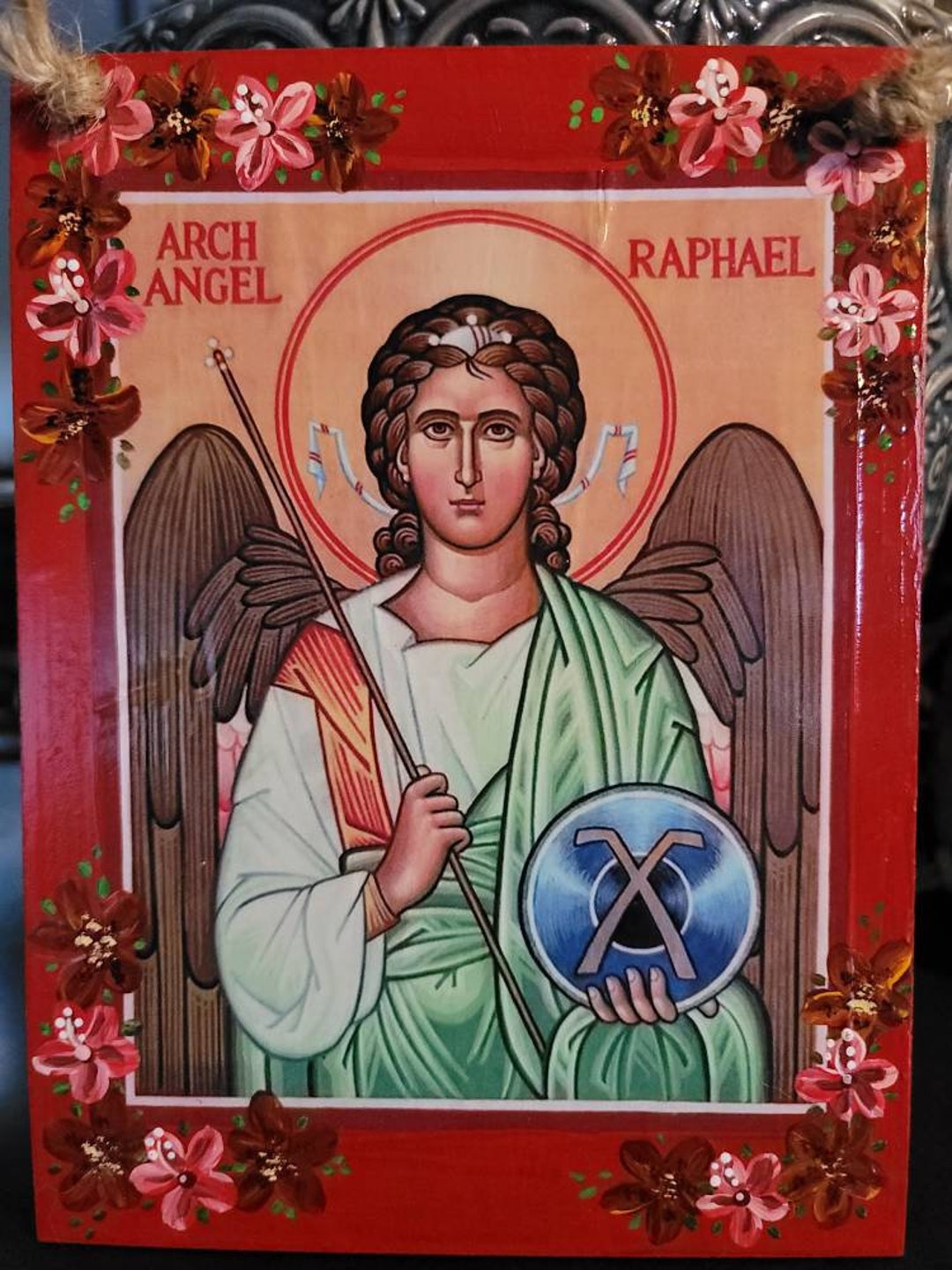 Arkangel Raphael 6x8 Wall Hanging - Etsy