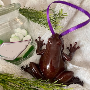 Handmade Wizarding Chocolate Frog resin Ornament (Free Shipping)