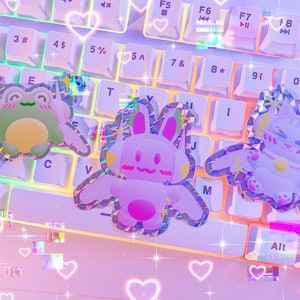 CYBER ANGEL PETS | Prismatic Stickers