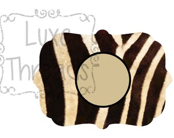 Car Charm- Zebra & Leopard