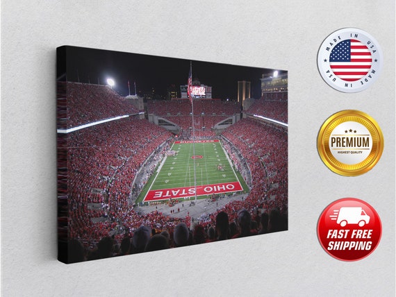 Football Team Stadium Columbus Wall Art Sport Canvas Print Photography,Art Canvas Poster Wall Decor, Canvas Wall Art Home Decor
