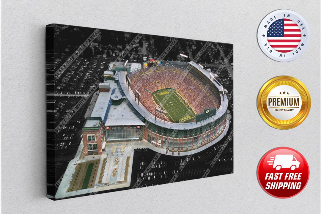 Lambeau Field Stadium Wall Art Sport Canvas Print Fine Art Etsy