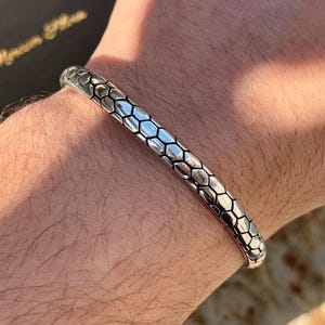 Classic Men Patterned Bracelet, Men Modern Cuff Bracelet, Men Adjustable Bracelet, Elegant Men Bracelet, Unique Men Gift, Gift For Men