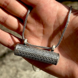 Silver box pendant online