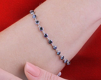 Red store topaz bracelet