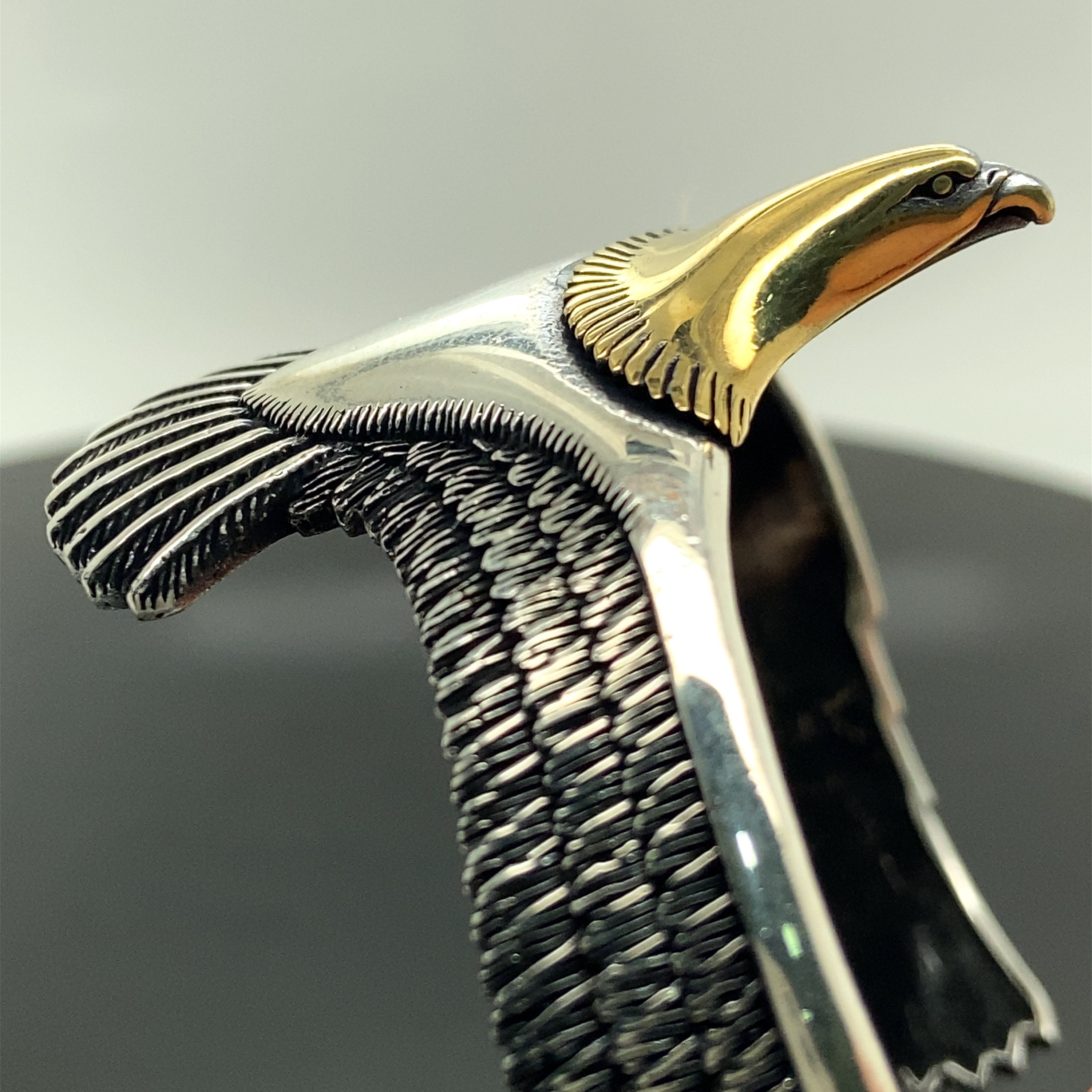 Silver Eagle Bracelet eagle Cuff Bracelet Wildlife Eagle Etsy