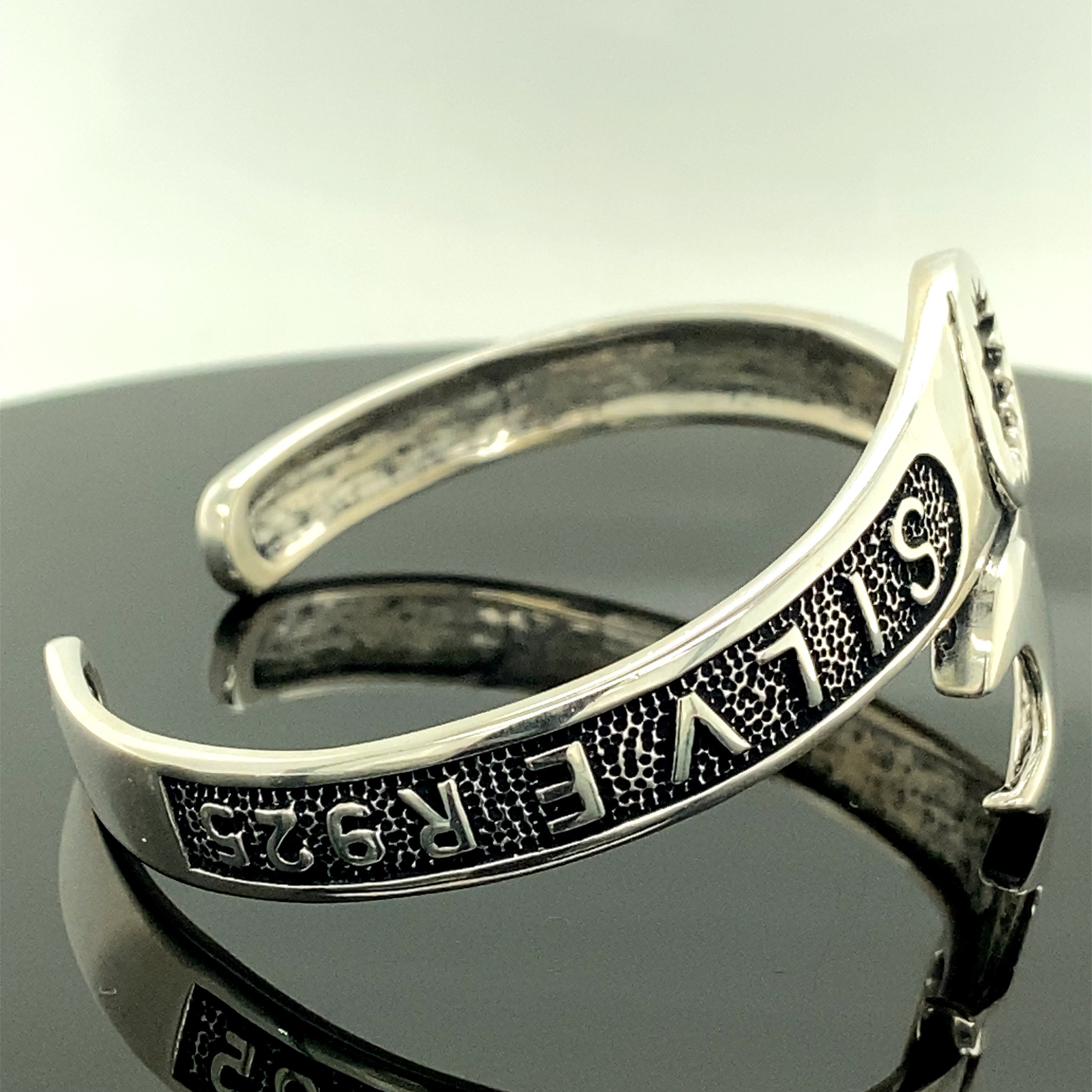 Silver Cuff Bracelet , Silver Bangle Bracelet , Silver