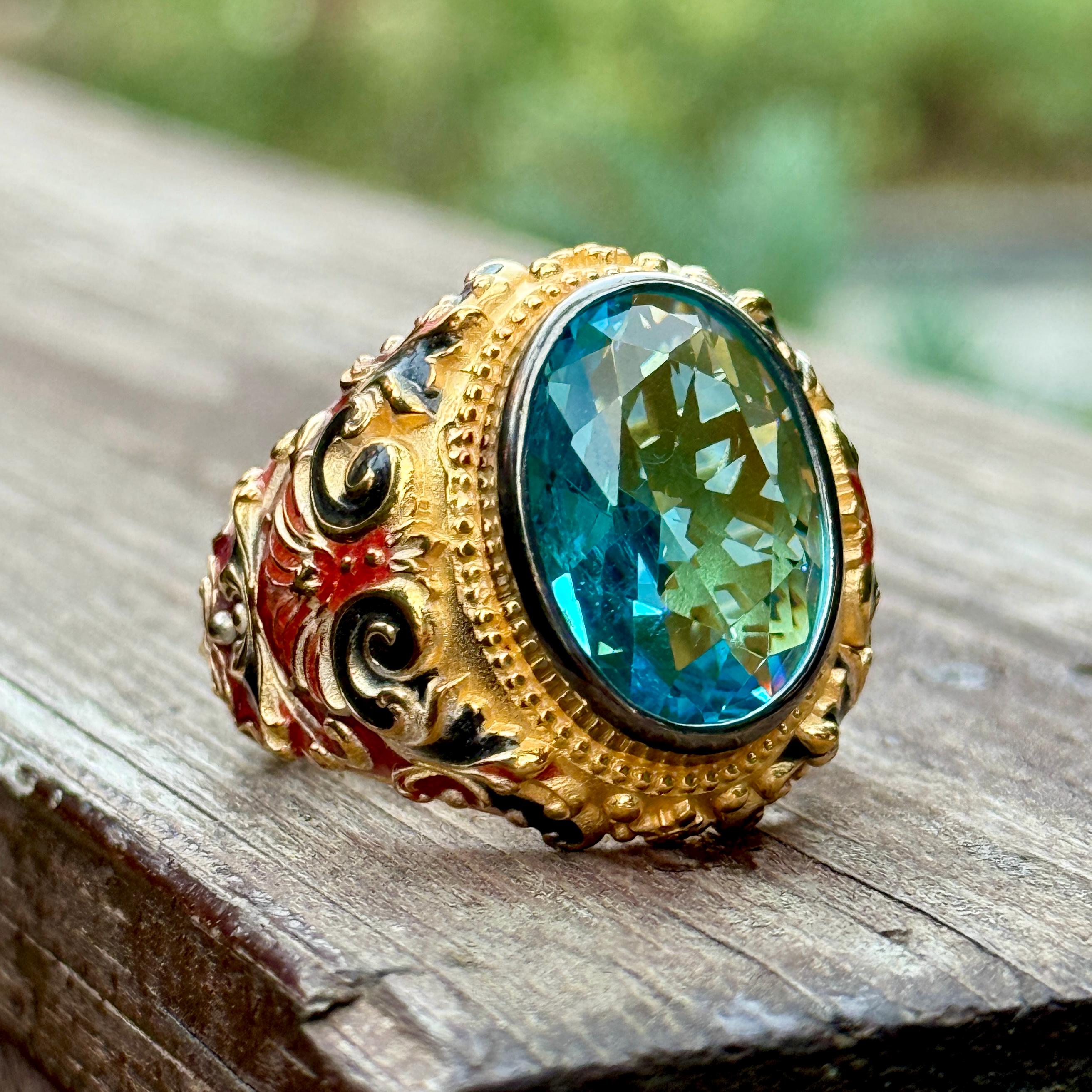 gold ring handmade mens rings australia