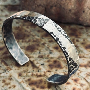 Men Silver Heavy Cuff Bracelet , Silver Embroidered Bracelet , Adjustable Bracelet , Mens Silver Handmade Bangle , 925k Sterling Silver