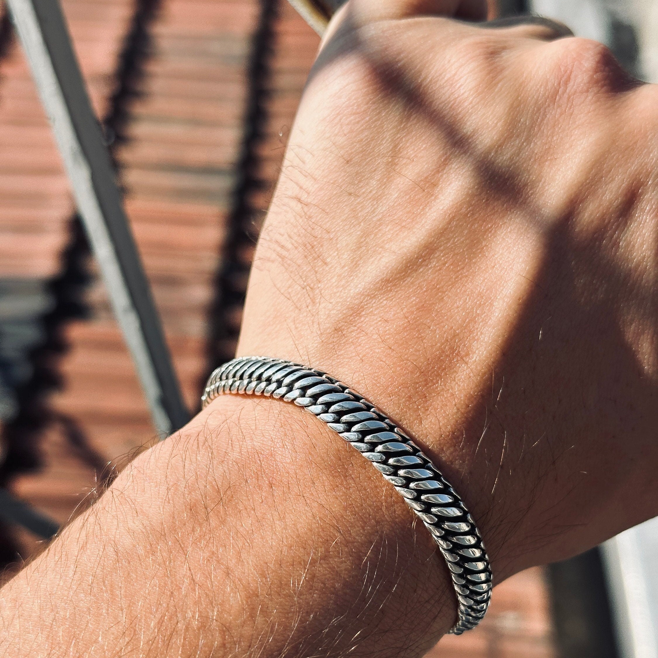 Solid 925 Sterling Silver Handmade Chain Bracelet , Cuban Curb Link Chain , Hip Hop Chain , Silver Thick Bracelet , 925k Silver - Etsy Solid 925 Sterling Silver Handmade Chain Bracelet , Cuban Curb Link Chain , Hip Hop Chain , Silver Thick Bracelet , 925k Silver - Etsy