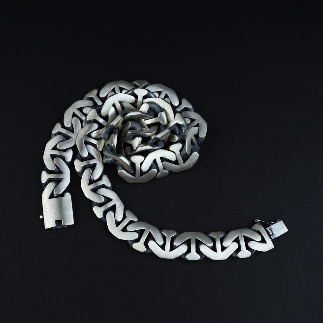 Men 16MM Heavy Anchor Chain, Thick Cuban Curb Chain Necklace, Oxized ...