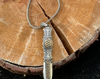 ネックレス・チョーカー BLENDOFF Chef Knife Necklace Silver 925 Chef Knife Chain Necklace in Sterling Silver – ChefJewelry