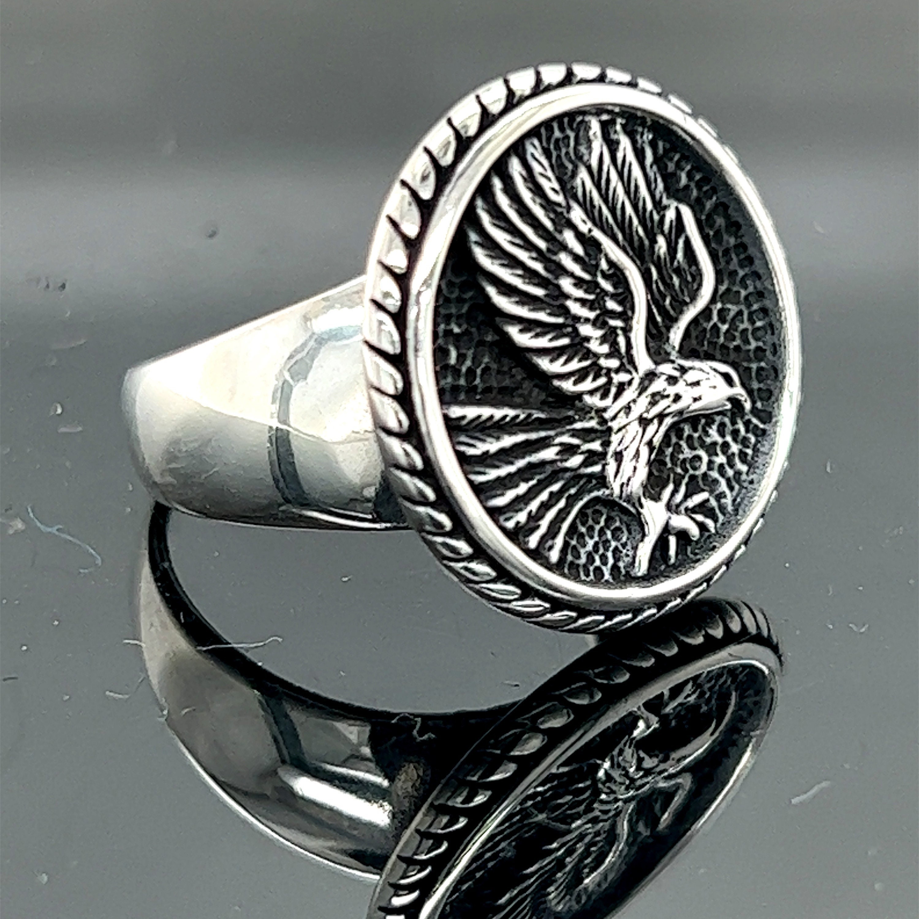 Bold Eagle Ring for Men