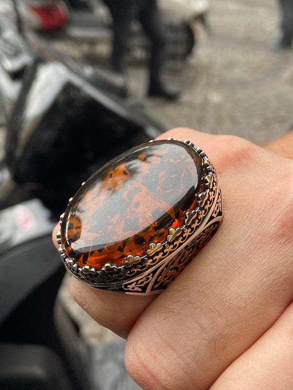 Sterling Silver Large Stone Ring Sterling Silver Large Stone Ring
