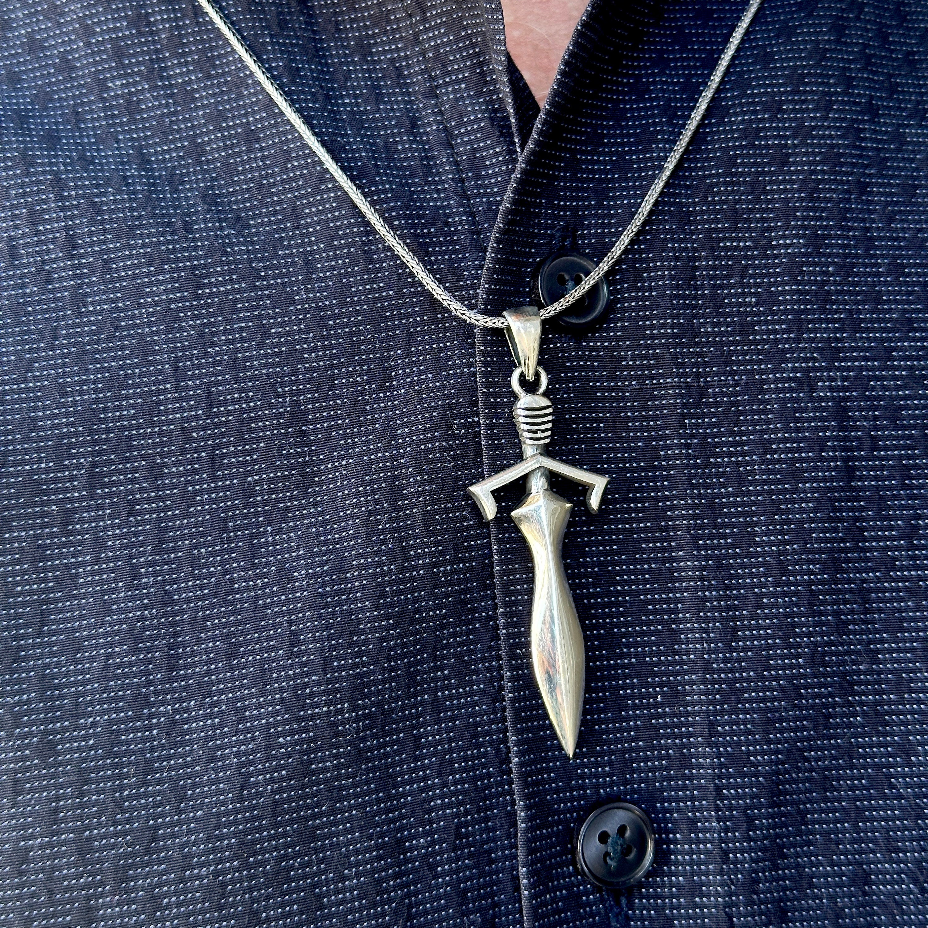 ⑳Hearting Sword Pendant W Silver925 Silver Zulfiqar Pendant on