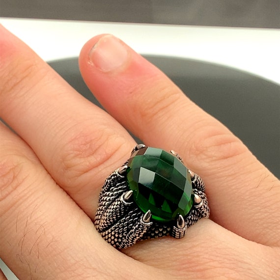 Ancient Greek Mythology - Green Turkish Ring – Grace