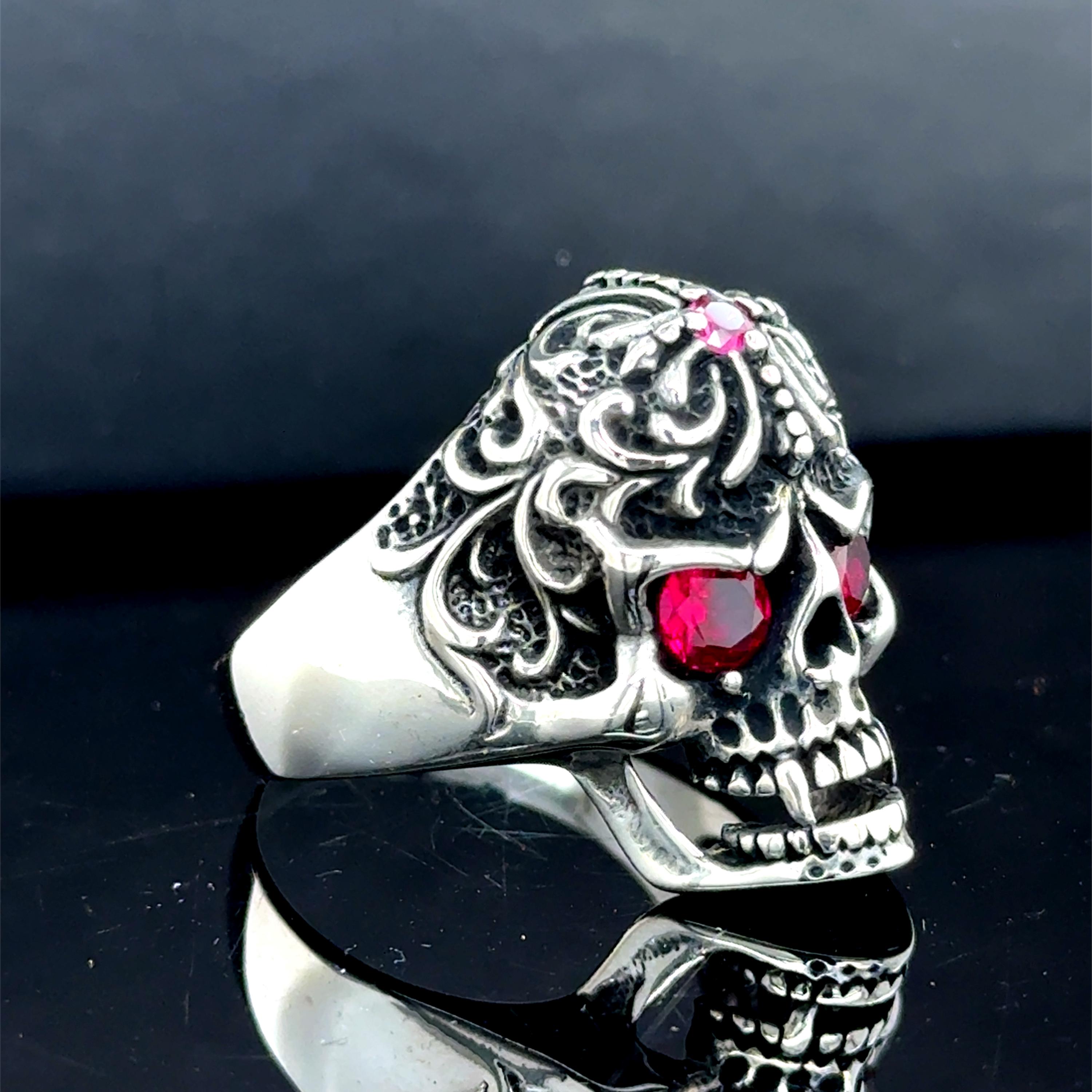 STARLINGEAR スカルリング 925シルバー STARLINGEAR シルバー 925 カービー 小売 スカル リング STARLINGEAR